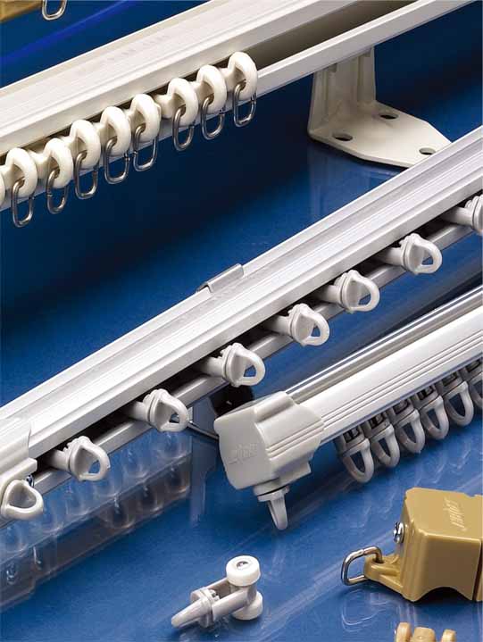 窗簾軌道配件的種類都有哪些呢？